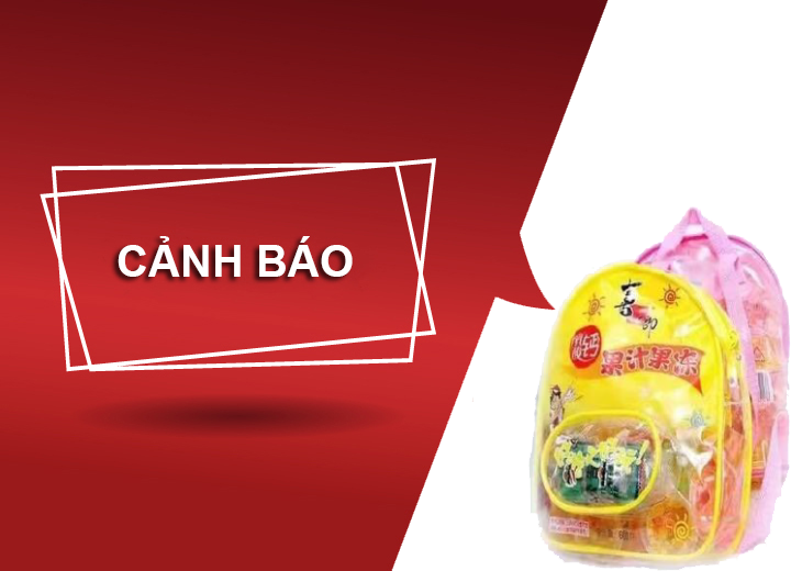 Bộ Công Thương khuyến cáo người tiêu dùng thận trọng khi sử dụng sản phẩm kẹo thạch sữa trái cây (XZL Milk Fruit Jelly School Bag)